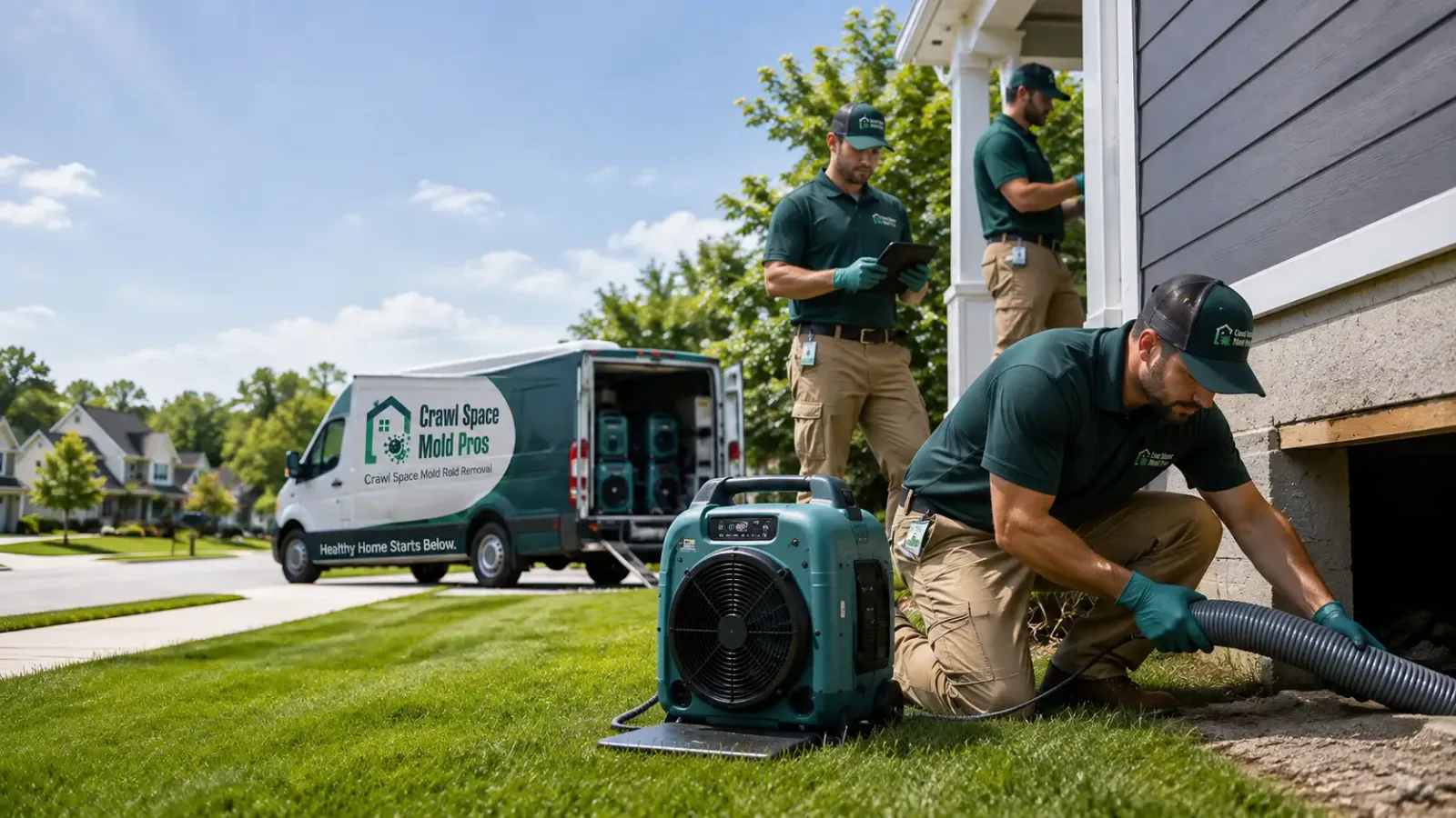 Crawl Space Mold Removal in Climax, MI